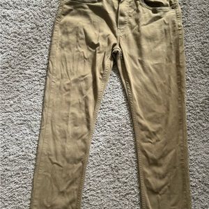 PAIGE Tan Chinos Versatile Straight Leg Pants